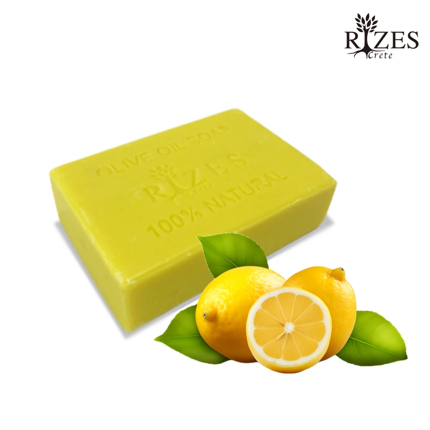 Greek Rimes Aroma Olive soap _ Lemon