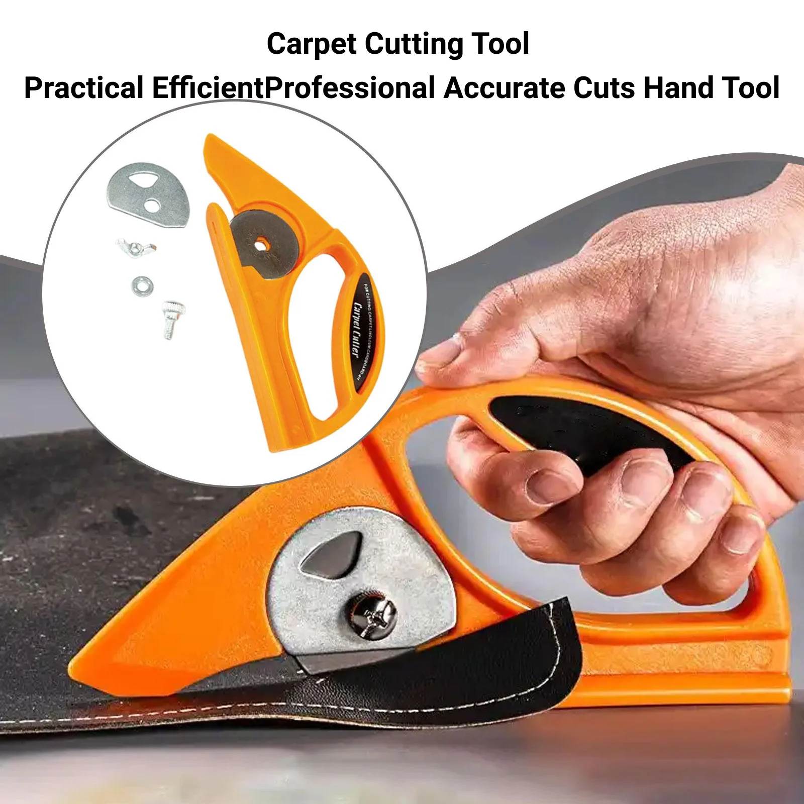 

1 Pc Carpet Cutting Tool Comfort Grip Knives Practical Efficient Professional Accurate Cuts Hand Tool Efficient for Home Work