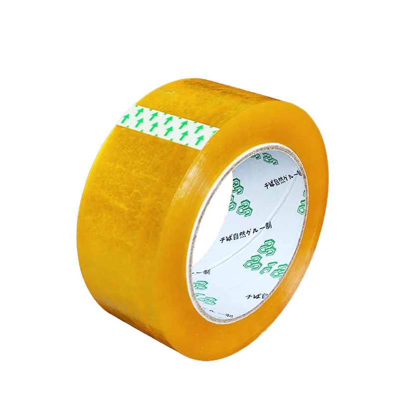 6 ชิ้น 45x20 มม. สีเหลืองโปร่งใสบรรจุภัณฑ์เทปความแข็งแรงทนทานเทปกันน้ำสำหรับการเคลื่อนย้ายคลังสินค้าอีคอมเมิร์ซใช้