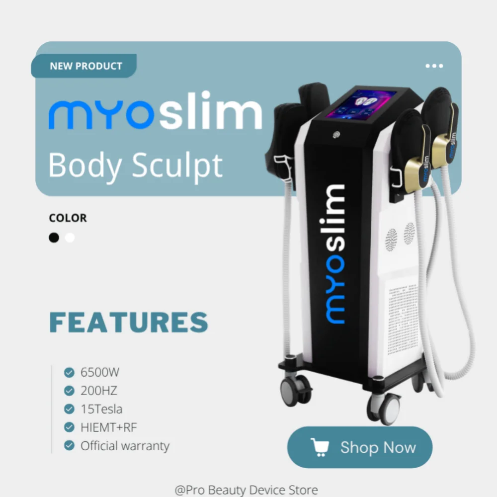 

Профессиональный аппарат EMS/myoslim RF Ultra PRO 6500W для коррекции фигуры, стимуляции мышц и похудения