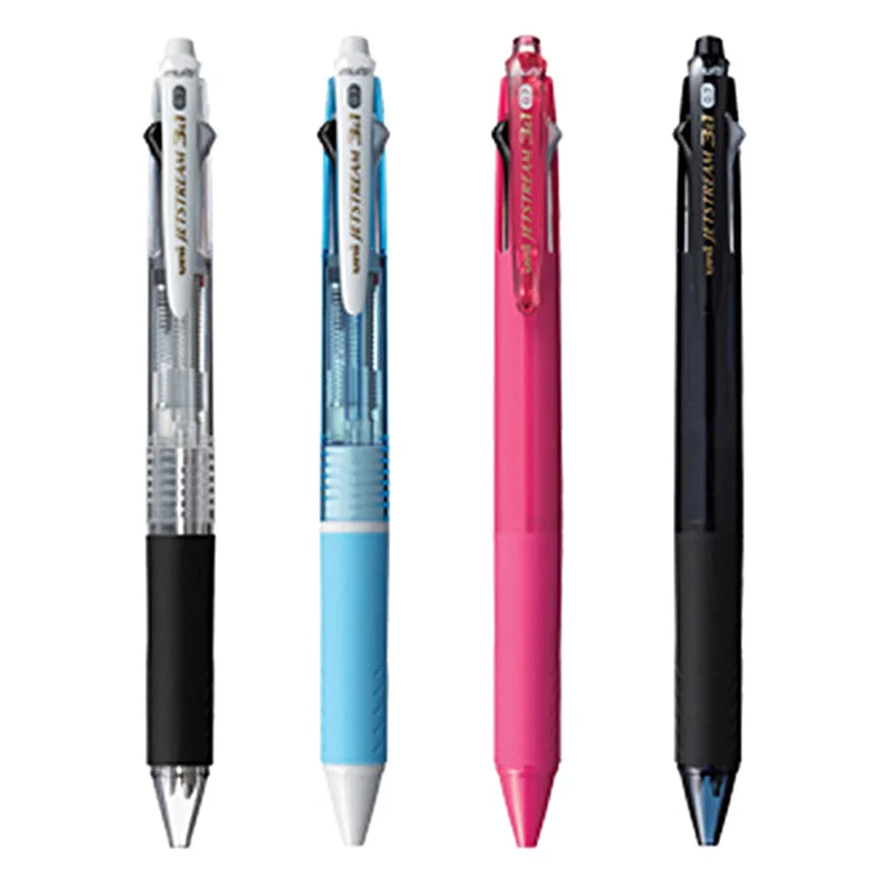 Unijet Stream 3 & 1 Sharp Multi Pen One MSXE4-600 0.7 Uniball knock color pen uni Jetstream 3in1 sharp multi pen knock type 1 piece MB