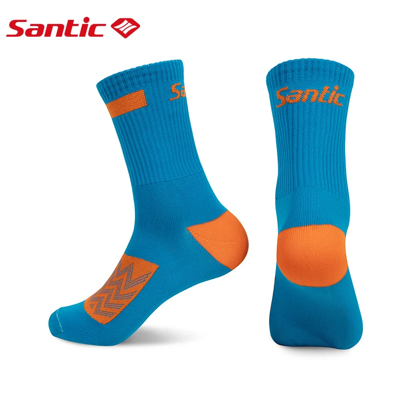 Santic-Unisex Meias Esportivas Resistentes ao Desgaste, Exterior, MTB, Bicicleta, Respirável, Absorvente de Suor, Unisex, Ciclismo