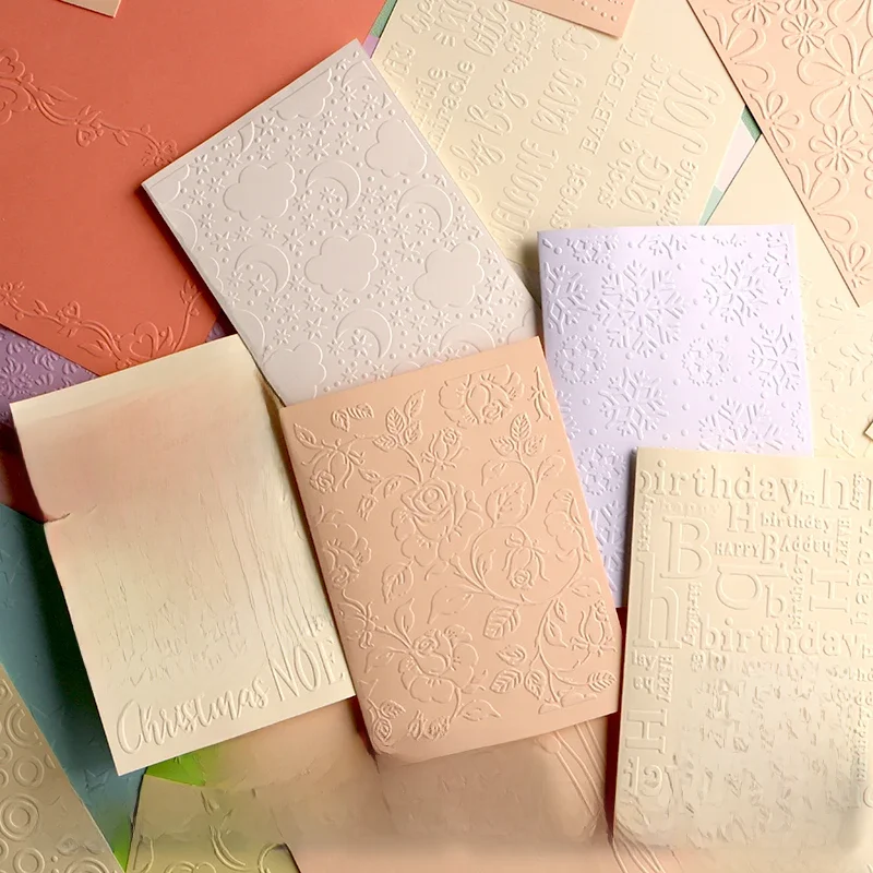 DUOFEN Crafts plastikowa teczka do wytłaczania kolekcja 6 papierowe narzędzie do wytłaczania kwiatowa forma Boże Narodzenie Urodziny Nowy Rok dzień nauczyciela — zdjęcie 2