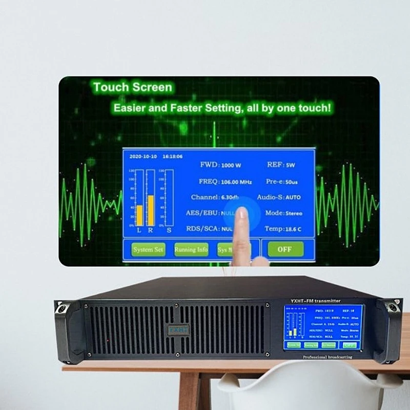 YXHT-2, Sterero Broadcast 1KW FM Transmitter