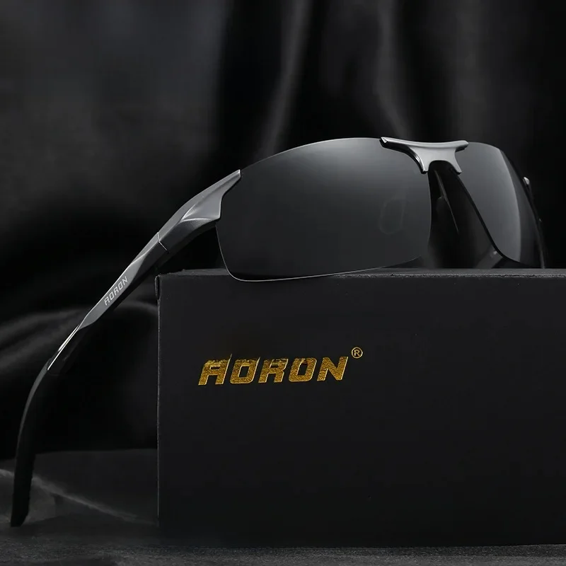 AliExpress Aoron Chameleon Sports Aluminum-Magnesium Polarized Sunglasses Cycling Glasses Sun Summer Outdoor Travel Eyewear T266