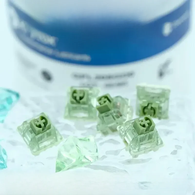 Manual fine lubrication Lumia V2 Linear Switch GPL205GD0 Nylon Pom PC 47g 5 Pins Mechanical keyboard Switches KOS 304 Spring