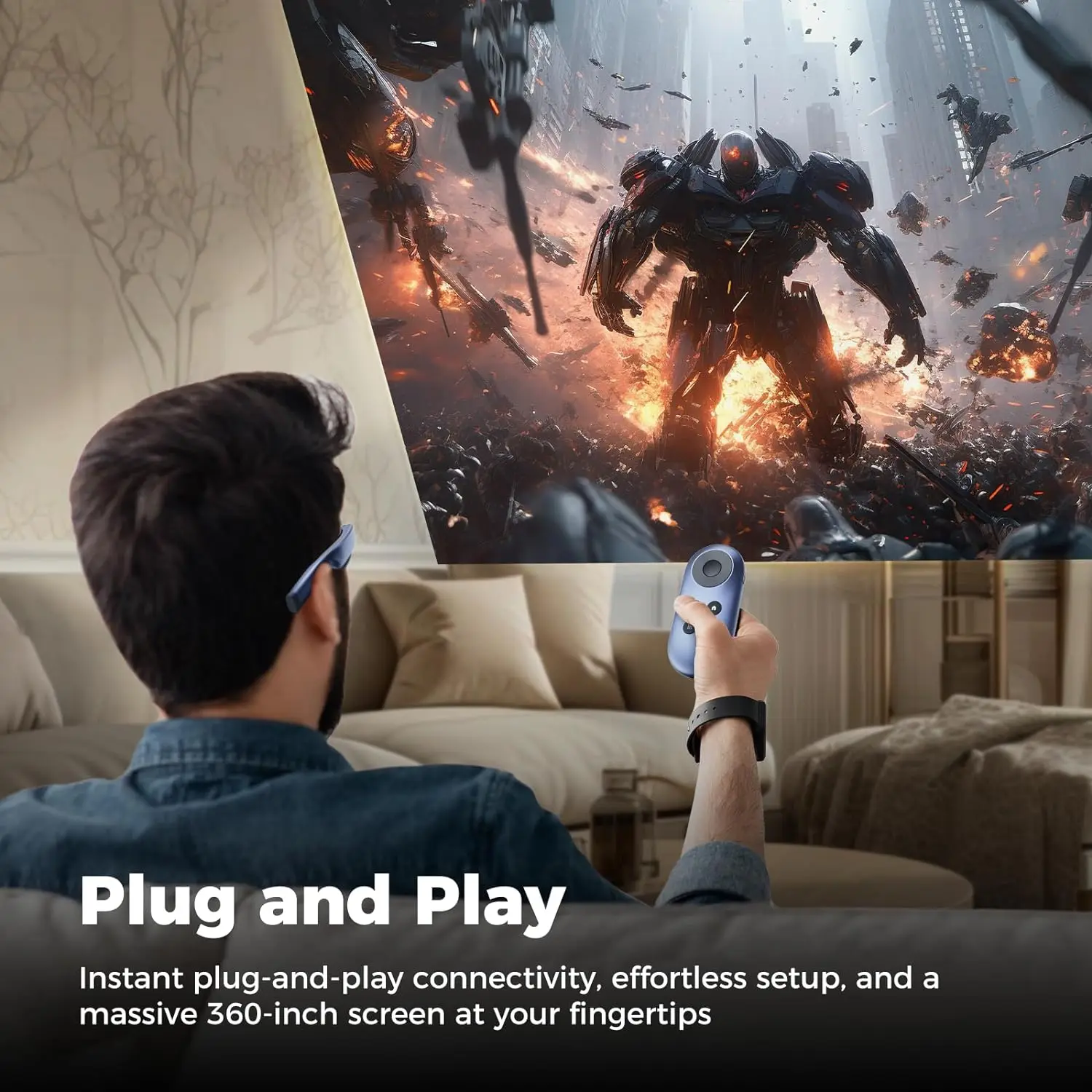 Estación Rokid para gafas Rokid Max Rokid Air AR, Terminal portátil inteligente multifuncional para videojuegos, versión Global