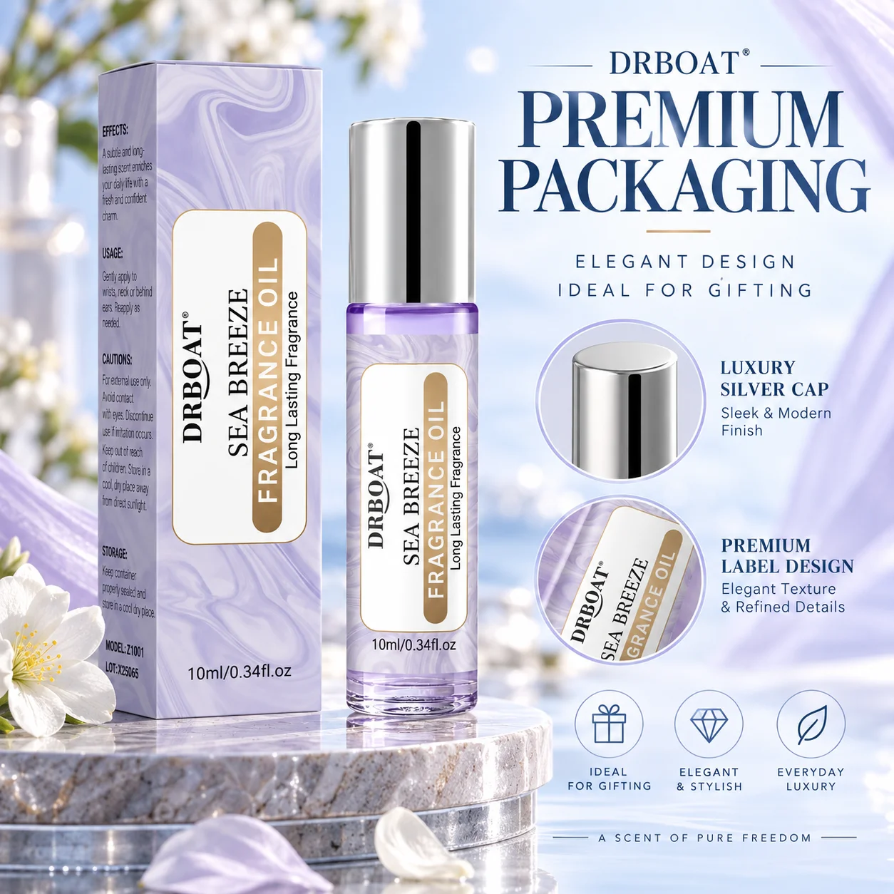 White Musk Perfume Oil Roll On - Musk White Oil ulasan dan harga