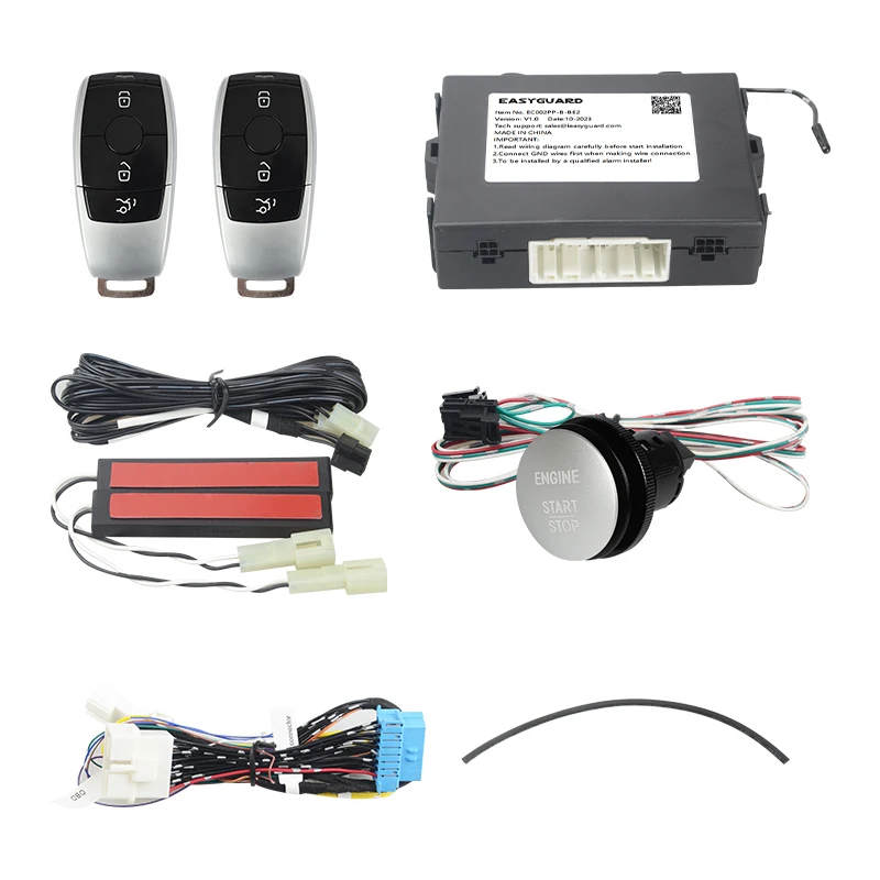EASYGUARD CAN BUS PKE Car Alarm System for Benz 08-13 Benz C class W204/09-12 E class /09-12 E-Couper W207 /08-12 GLK X204