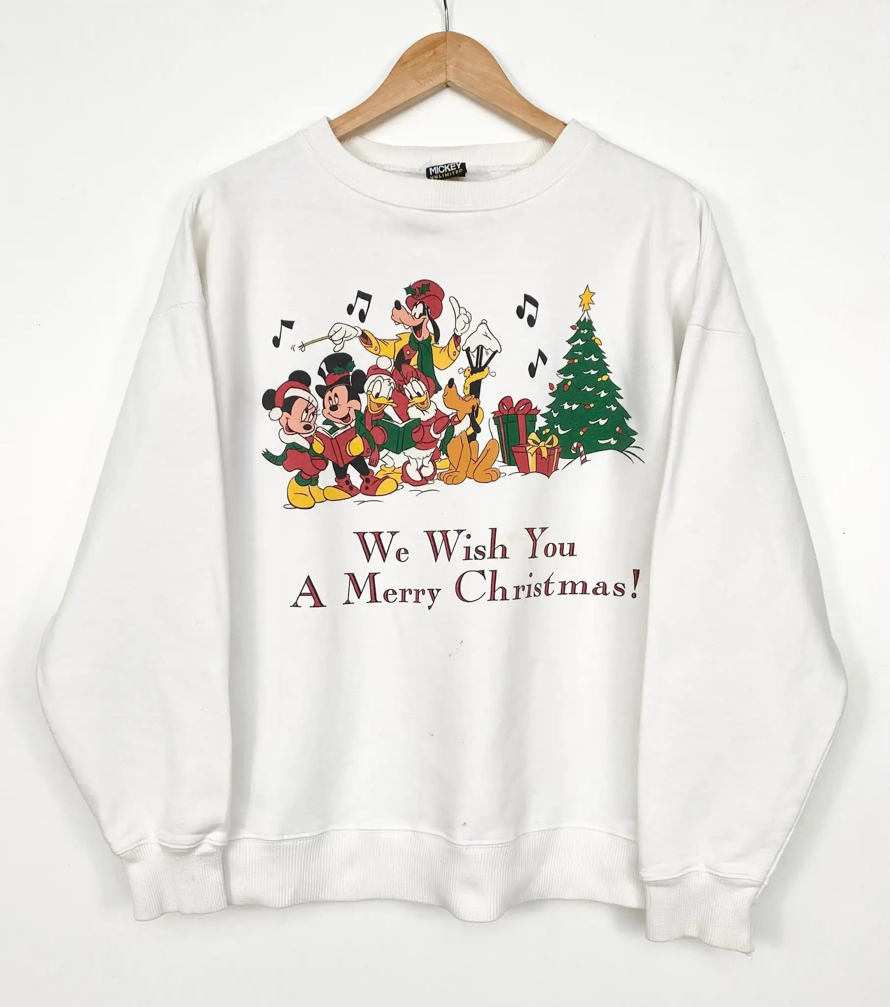 2024 New Fall Winter Women Pullover Potdemiel Disney Christmas Cartoon Long Sleeve 3d Print Pullover Trendy Female Clothing Tops