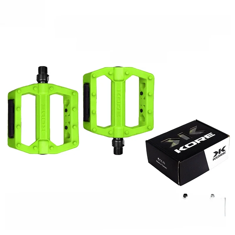 AliExpress NONE MTB Road Bike KORE Pedal Bearing Pedals Non-slip Folding Bicycle Fixed Gear Waterproof Nylon Downhill Ultra-light for 14mm Part