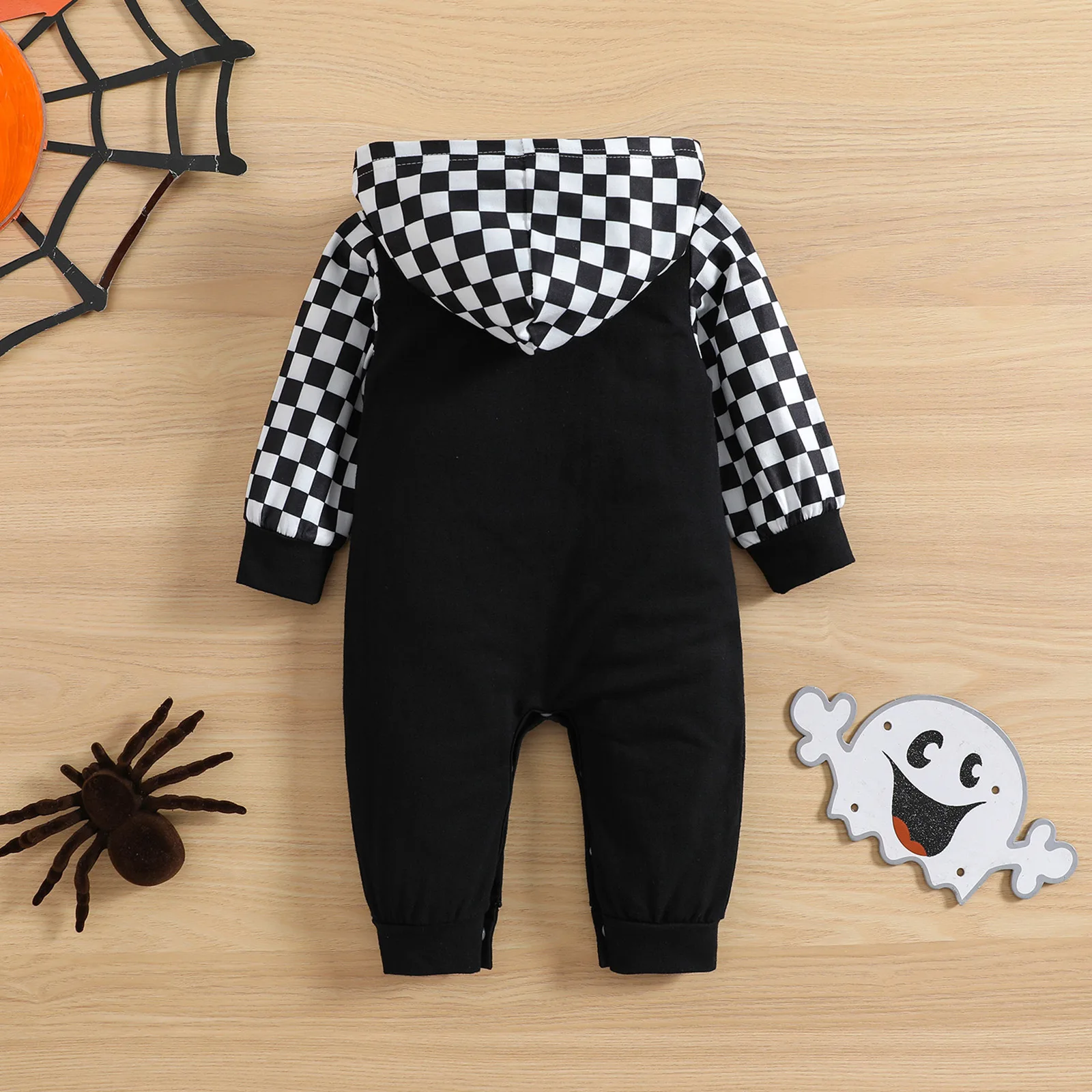 Wholesale 2022 Halloween Pumpkins Skulls Printed Baby Clothes 3month To 4Years Holiday Romper Halloween Kids Boutique Clothing