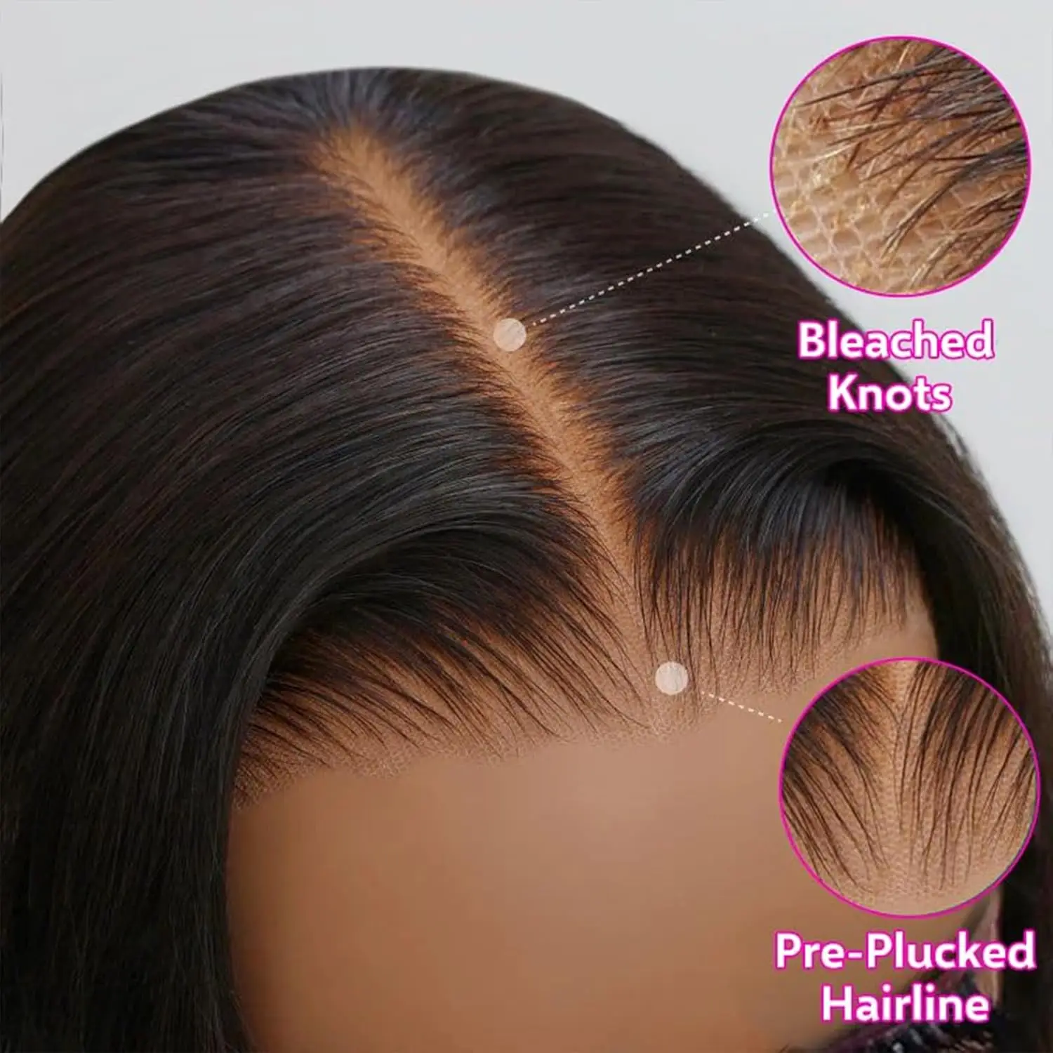 Bob Wig Glueless Wigs Human Hair Pre-Cut 4x4 13x4 HD Lace Front Wigs Human Hair Short Bob Hair Black Straight Glueless Bob Wigs