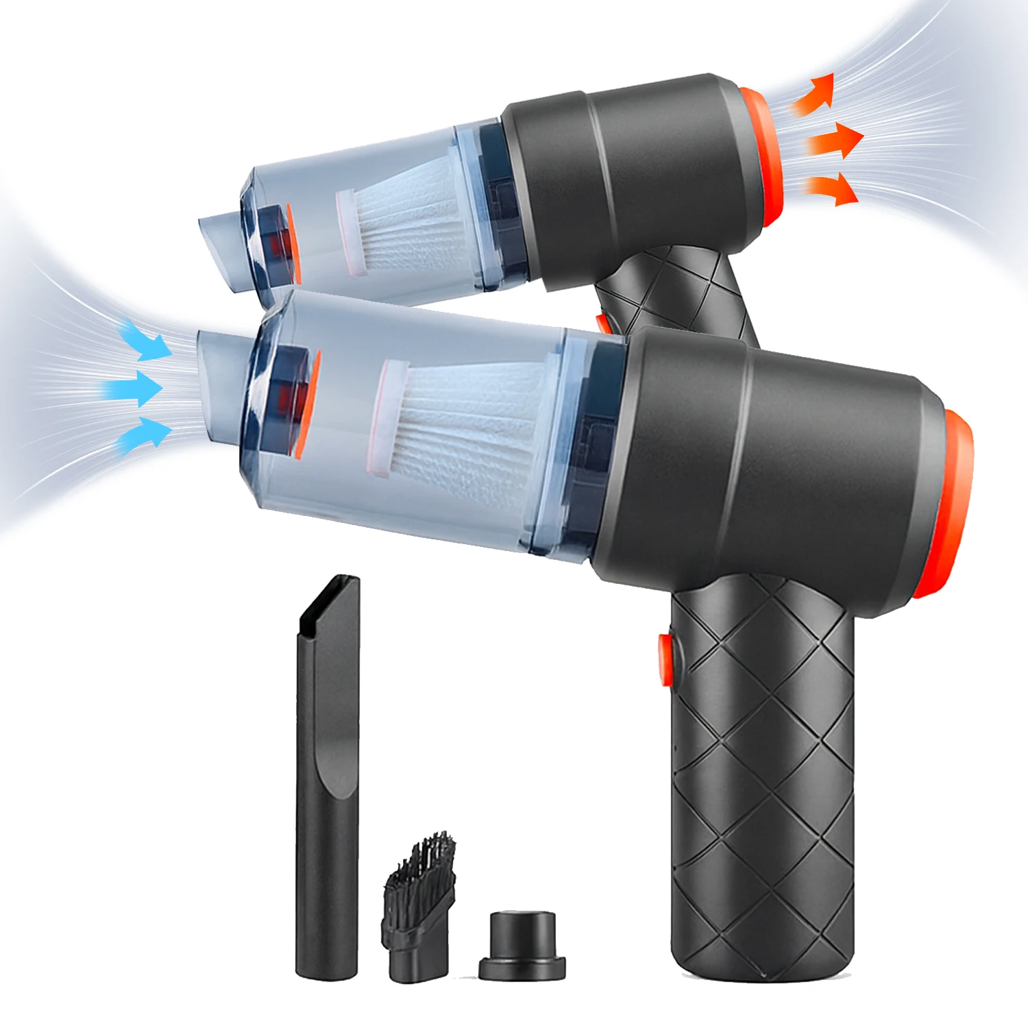 

120 Вт мощный всасывающий беспроводной ручной маленький автомобильный пылесос - перезаряжаемый через USB многофункциональный портативный пылесос для влажной и сухой уборки