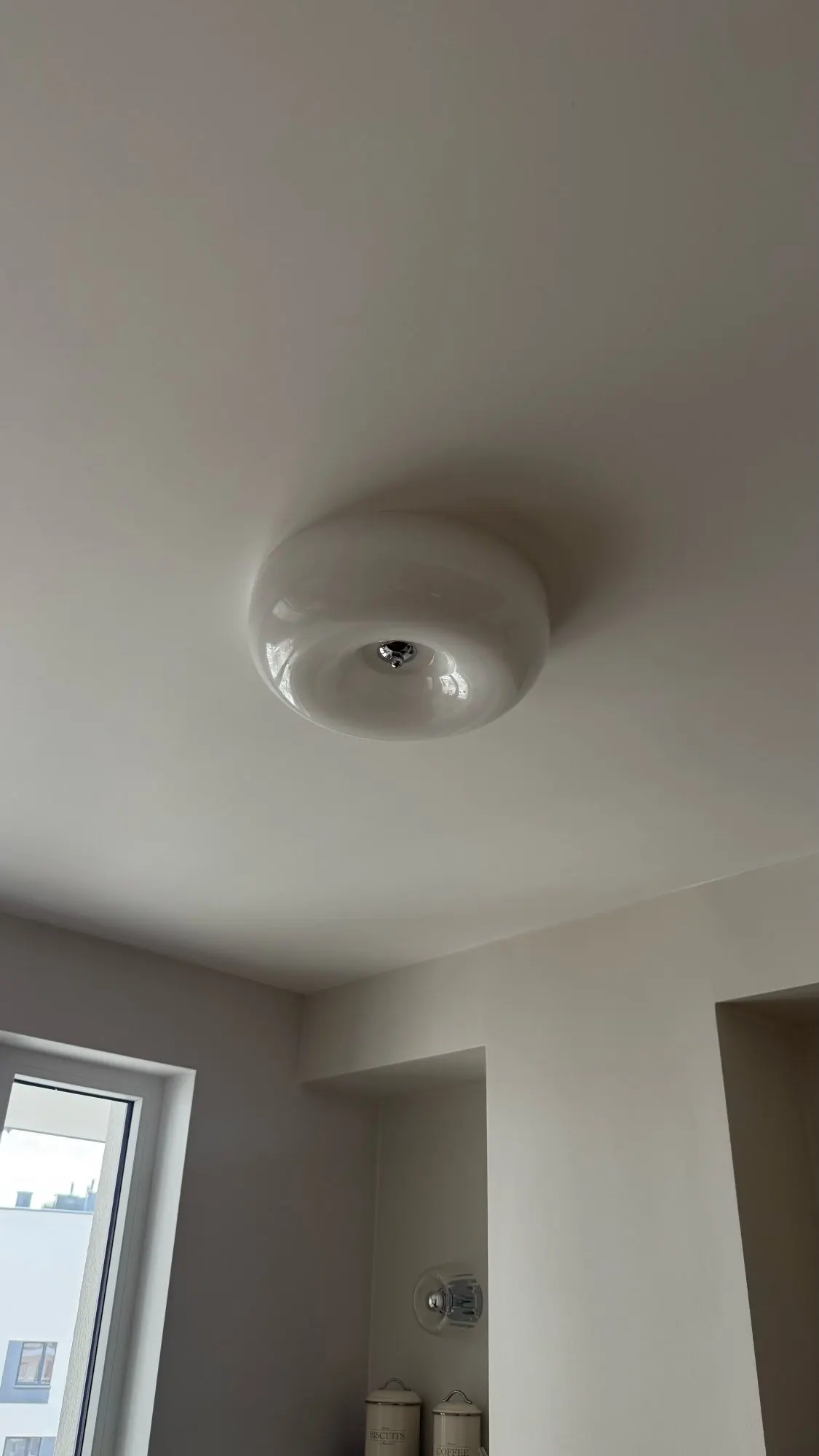 Bauhaus Sculptural Mushroom Ceiling Lamp, customer photo