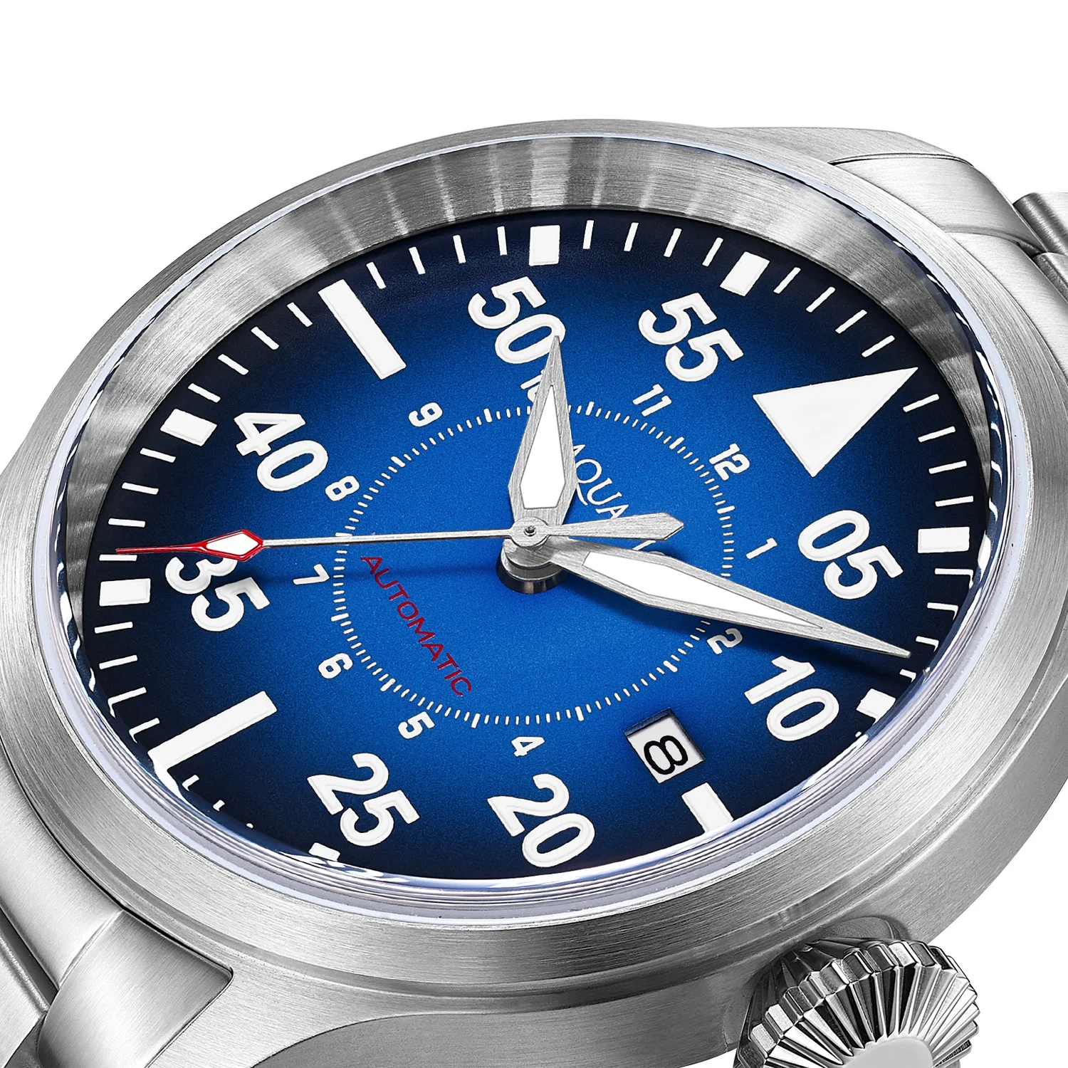 Horizon Hawk Gradient Blue dial Automatic Pilot Watch