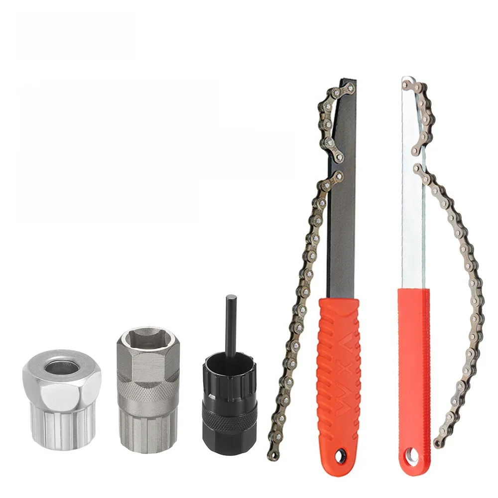 AliExpress VXM Bike Sprocket Remover Chain Whip Tool Flywheel Cassette Lockring Freewheel Removal Tool Turner Bicycle Chain Repair Wrench