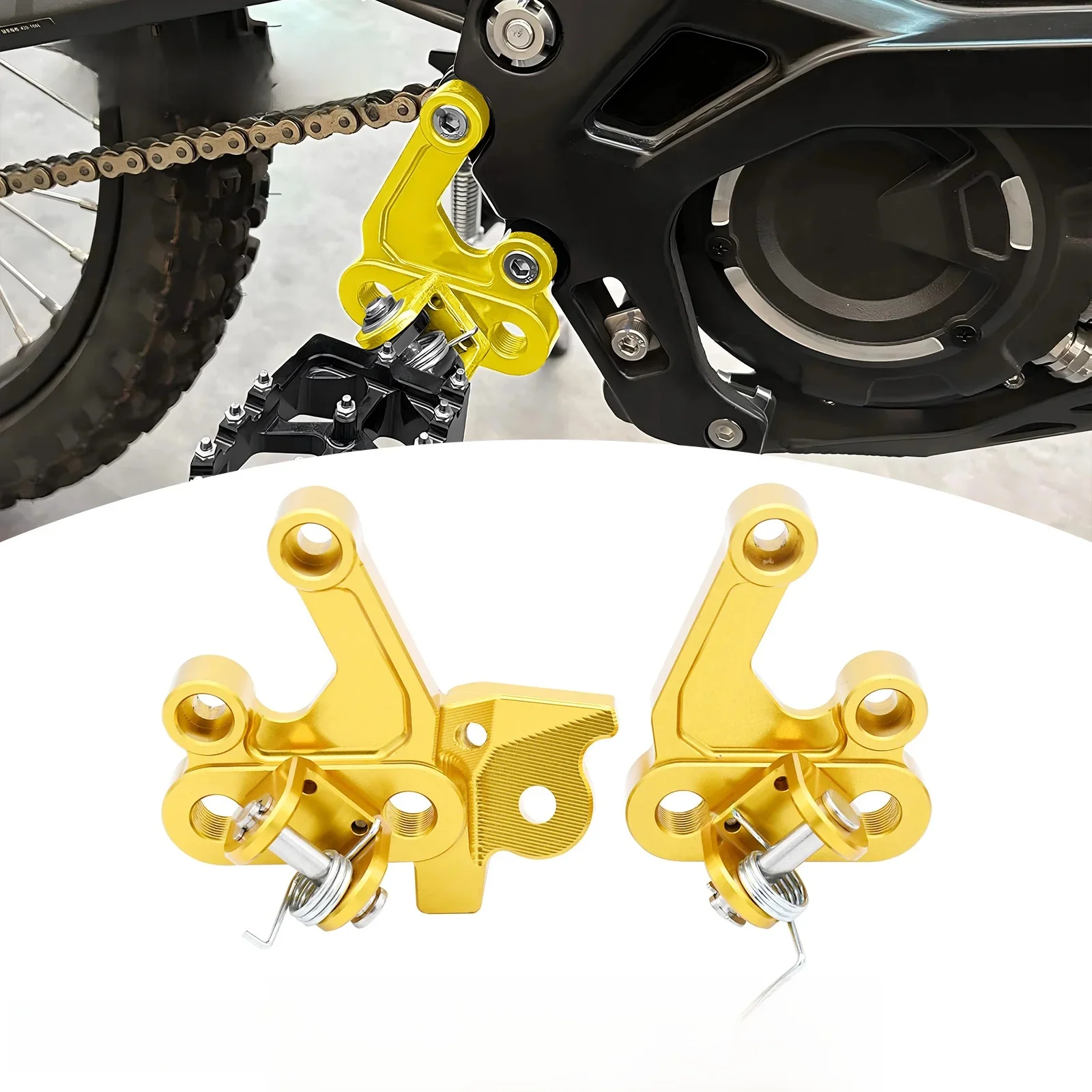 AliExpress NONE Electric Dirt Pit Bike Pedal Mount Support Bracket Foot Pegs Fixing Bracket Rests For Surron Light Bee X S For Segway X160 X260