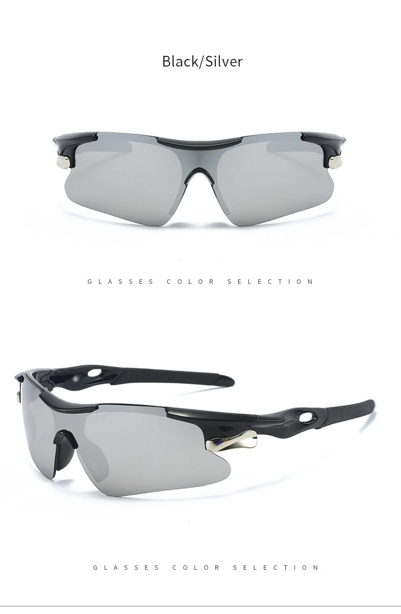 JSJM Outdoor Männer Radfahren Sonnenbrille Rennrad Berg Reiten Schutz Sport Brille Brille Brillen MTB Fahrrad Sonnenbrille – Detail 15