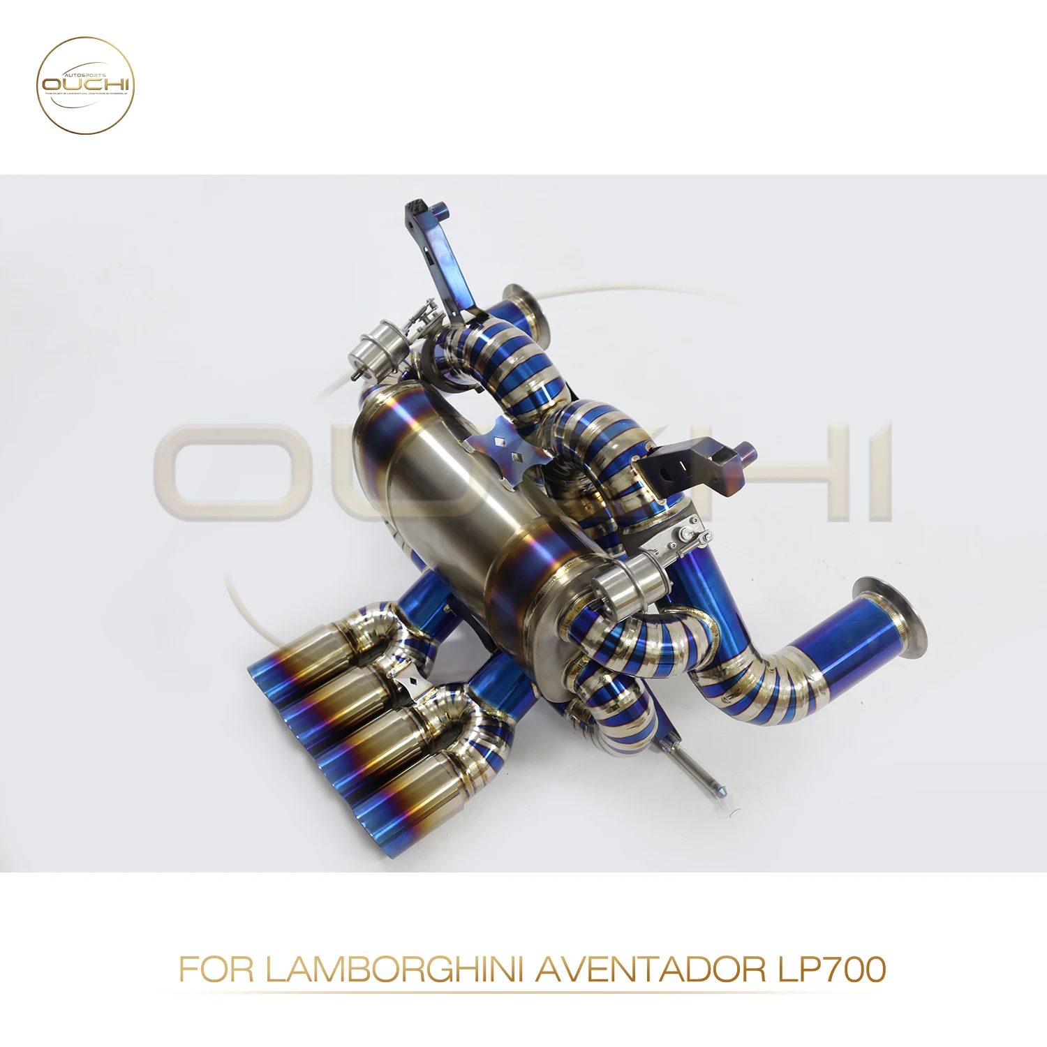 

OUCHI High Performance Catback for Lamborghini Aventador LP700-4 Titanium Alloy Vacuum Valve Car Exhaust Good Heat Dissipation