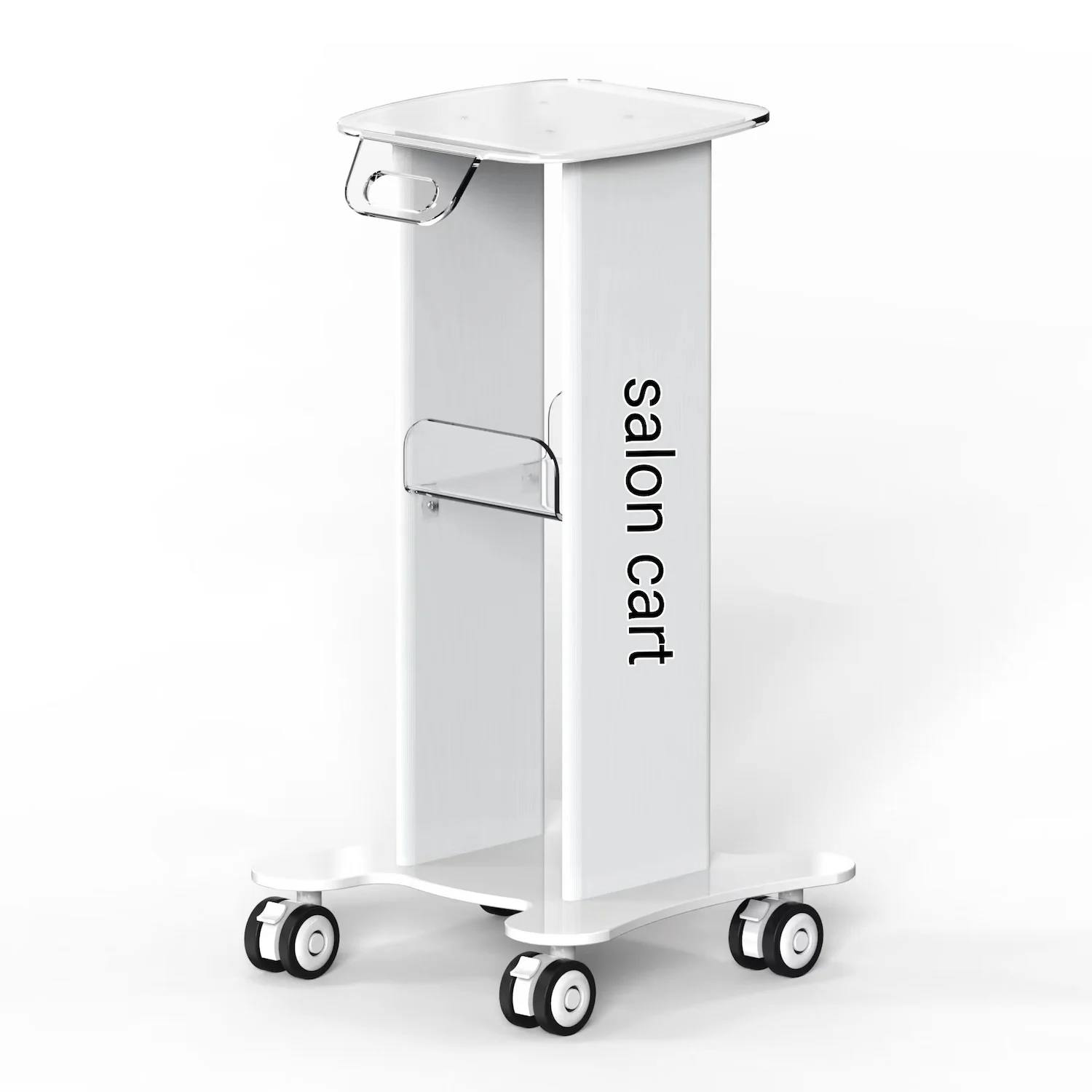 Acrylic ABS Material Spa Trolley Beauty Salon Case Trolley Cart forSalon