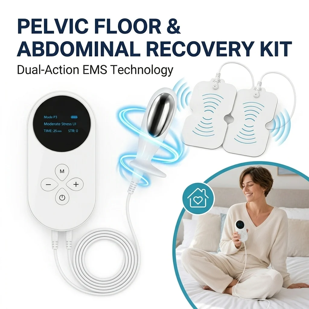 EMS Pelvic Floor Muscle Stimulator Vaginal Tightening Machine Postpartum Recovery Core Abdominal Exerciser Pelvic Toner