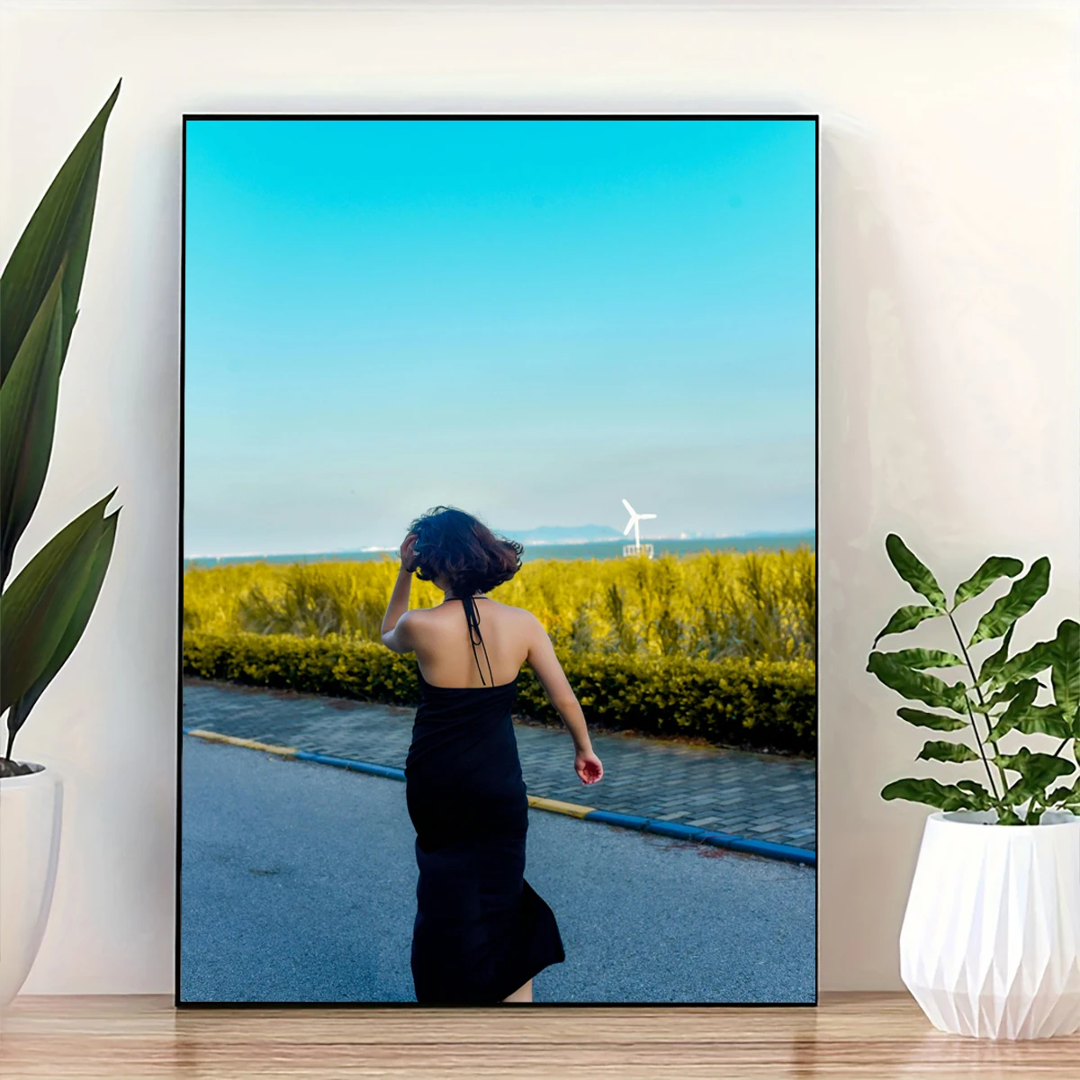 Custom Landscape Canvas Decor — Personalize with Any Photo — Large Custom Family Portrait Wall Art