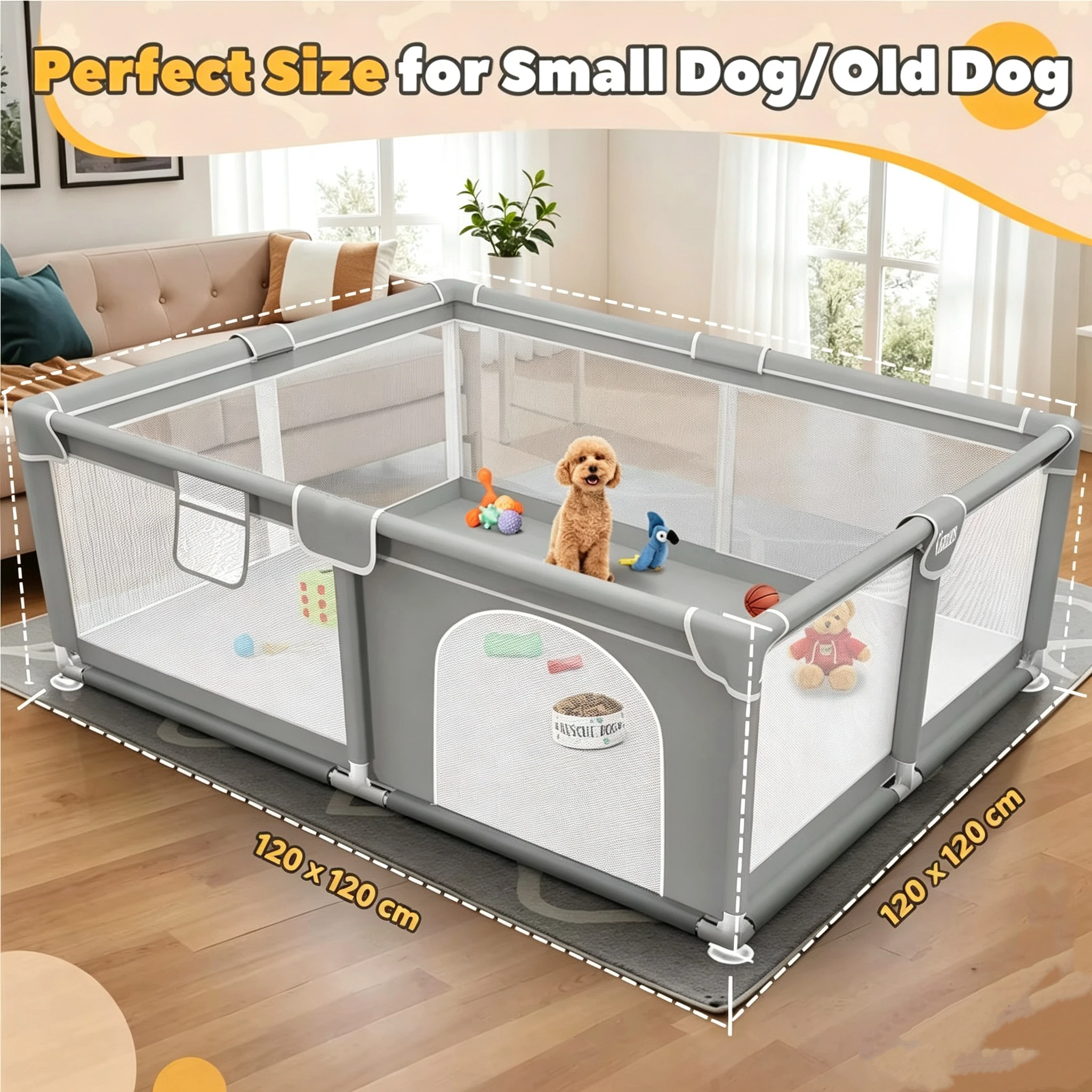 Draagbare puppyrenpoort Robuus - Kids Outdoor Wendy House recensie en prijs