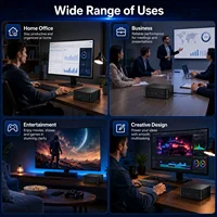 NEW Mini PC Intel Core I9 8950HK/i3 6100 Windows 11 Pro 16GB RAM 1TB 2TB SSD WiFi6 Portable Office Desktop Gaming Computer PC 4