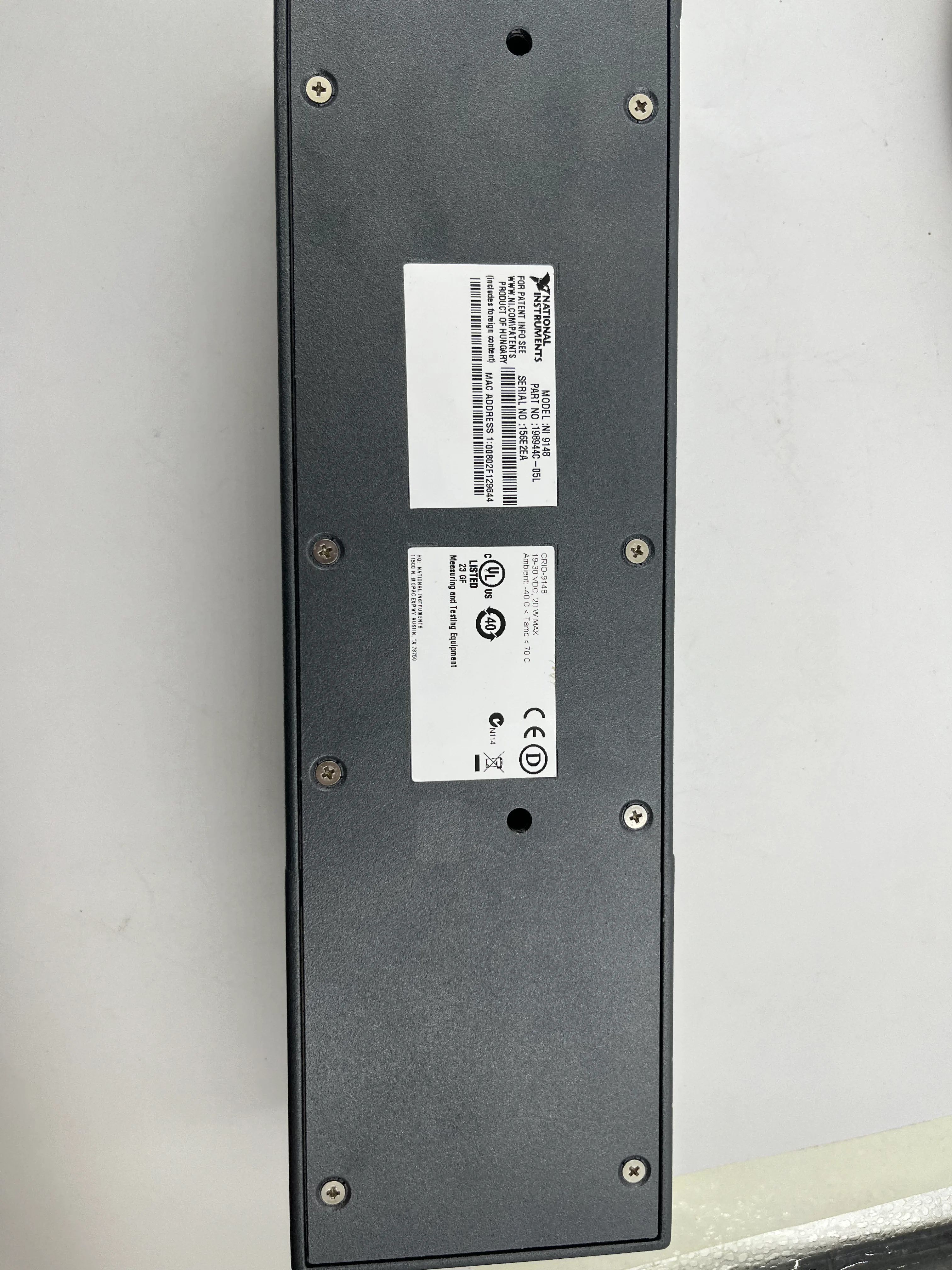 National Instruments NI 9148 Chassis 19-30VDC 20W for cDAQ Modules