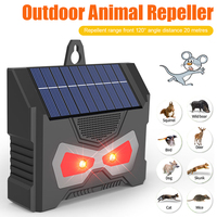 Outdoor Solar Animal Repeller Animal Repellent Ultrasonic Cat Dog Repellant Solar Powered Waterproof Animal Deterrent Farms