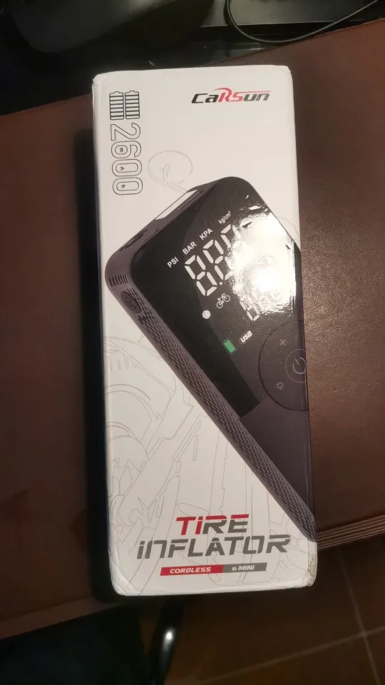 VanVolt AirGo™ Cordless Digital Tyre Inflator - Portable 150 PSI Air Pump photo review