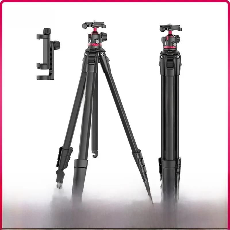 Ulanzi OMBRA statyw podróżny ze stopu aluminium ze stopu aluminium z metalu na zewnątrz smartfon lustrzanka cyfrowa statyw Monopod z Arca Swiss płyta głowica kulowa — zdjęcie 2