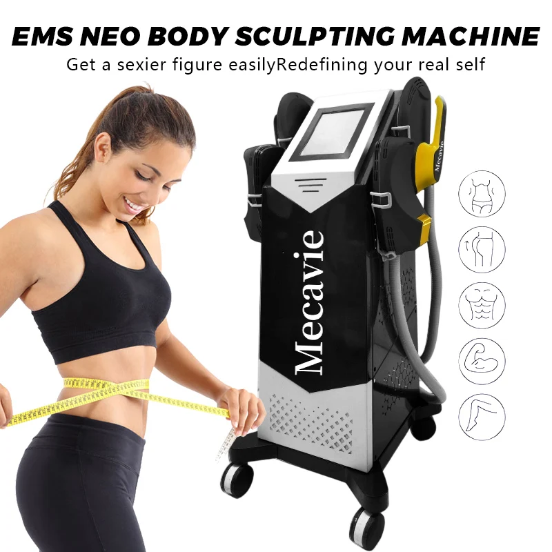 

MECAVIE 6500W Neo RF EMS Аппарат для тела: Высокоинтенсивная EMS-стимуляция мышц, сжигание жира, наращивание мышечной массы, снижение веса