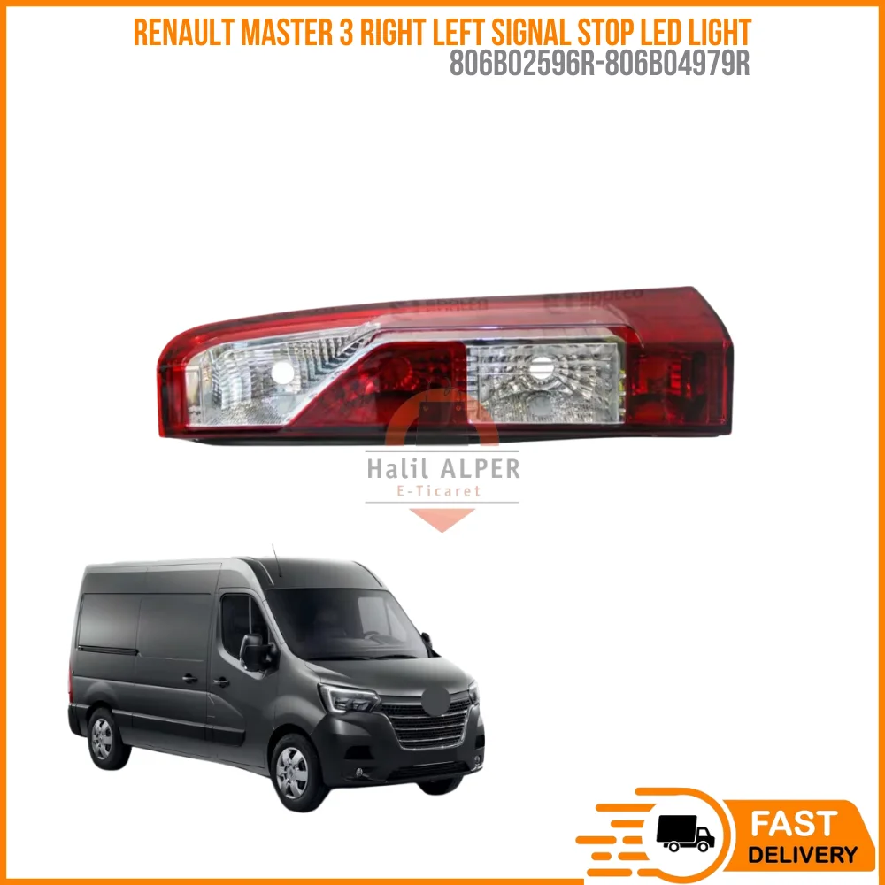 

Задний правый и левый сигнал для Renault Master 3, светодиодная лампа для моделей 2010 и выше, Высококачественная дорожка 265500023R - 463537759