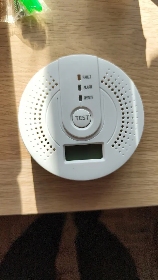Independent CO Alarm Sensor Carbon Monoxide Alarm Detector High Sensitive Warning LCD Display CO Alarm With UL2034 photo review