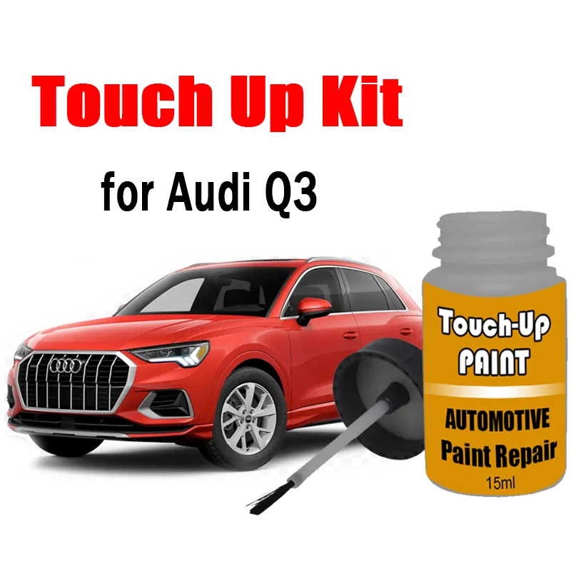 

Автомобильный набор для ретушировки краски (с кистью) для Audi Q3, средство для удаления царапин, аксессуары для ухода за краской автомобиля
