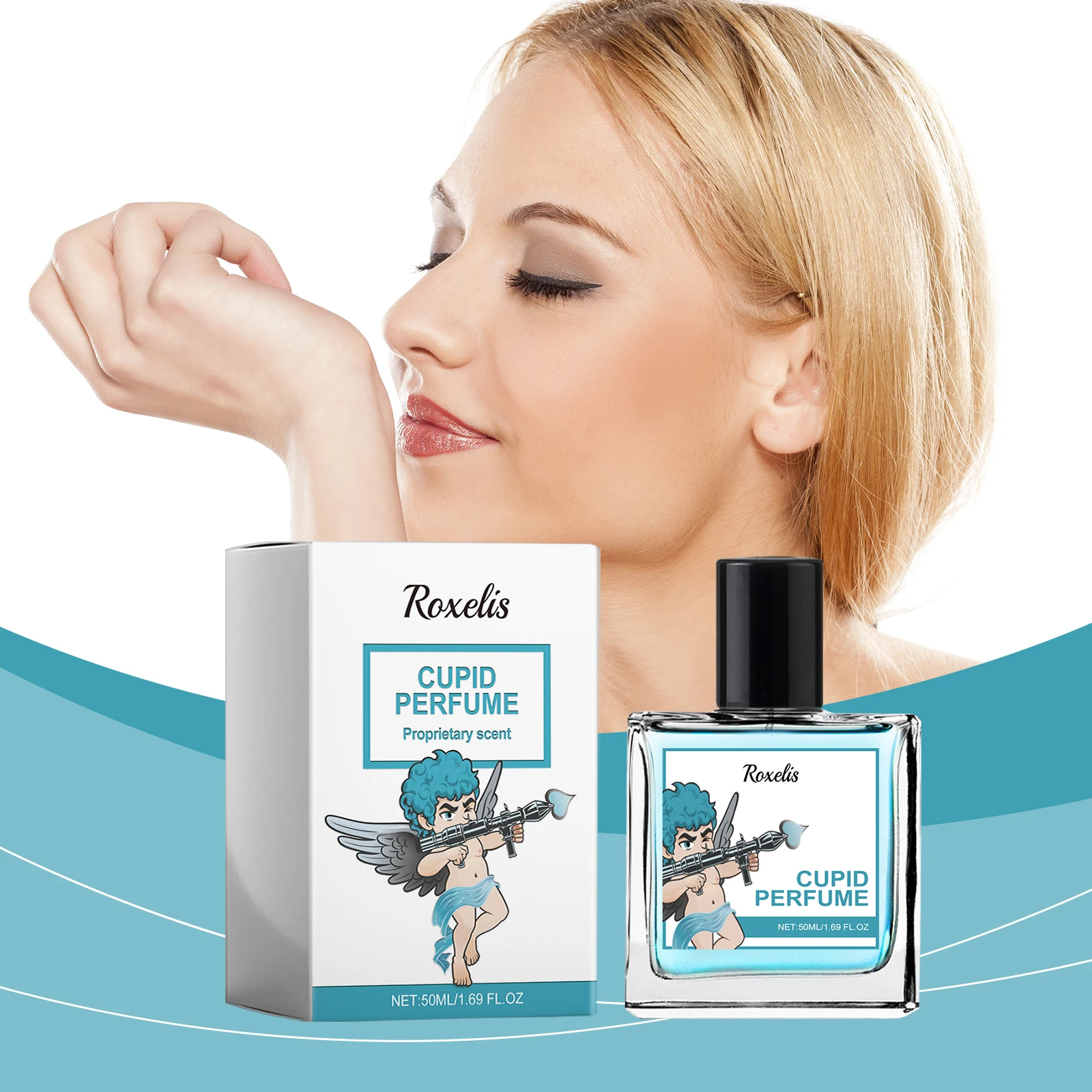 

Roxelis Одеколон Купидон Парфюмерный спрей Нежный элегантный аромат для ношения Портативный парфюм для пар свиданий Атмосфера Универсальная привлекательность