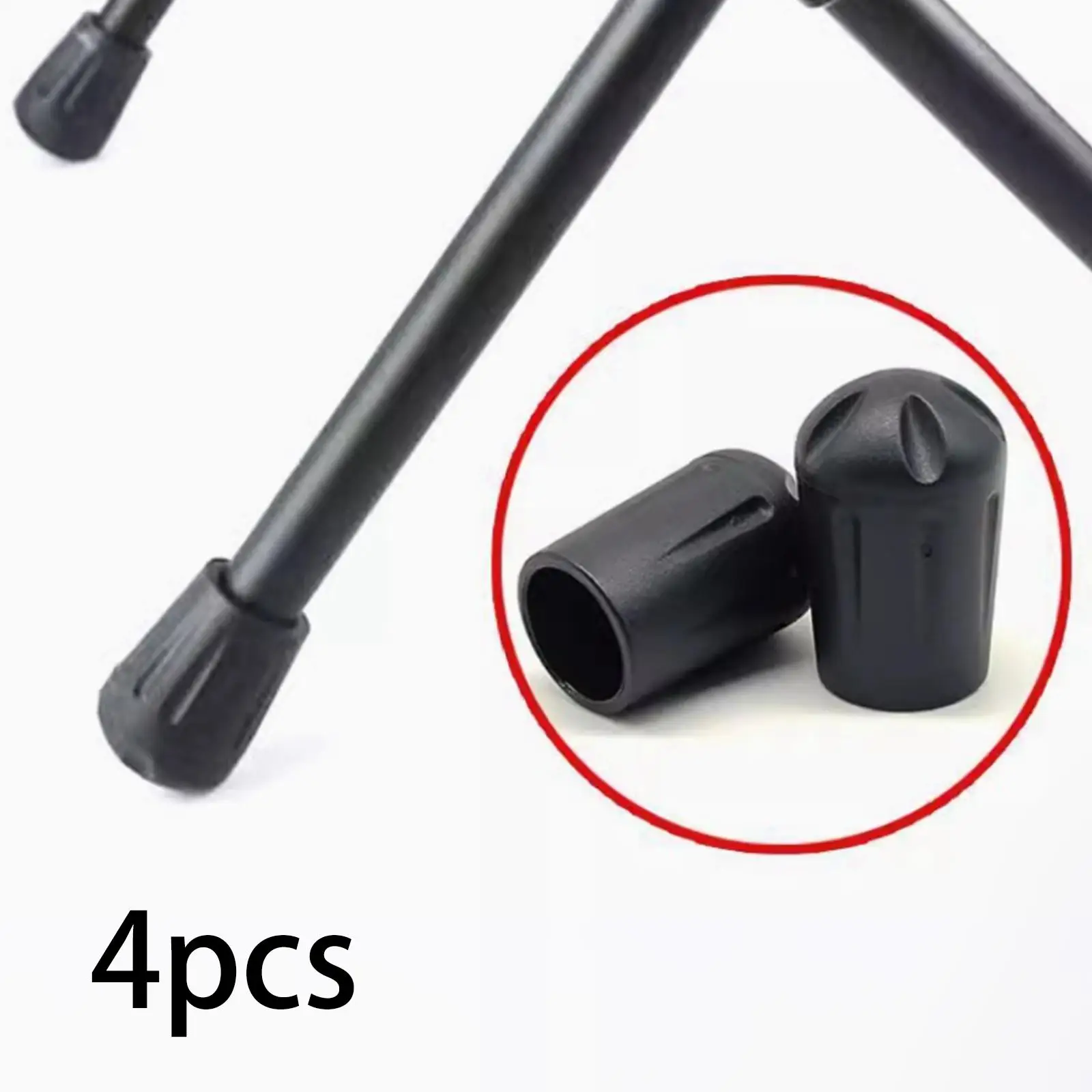 4 Pieces Felt Furniture Pads Hardwood Floor Protectors for Chair Legs 2.0cm Inner Diameter Non-Slip Covers Laminate Floors view 4