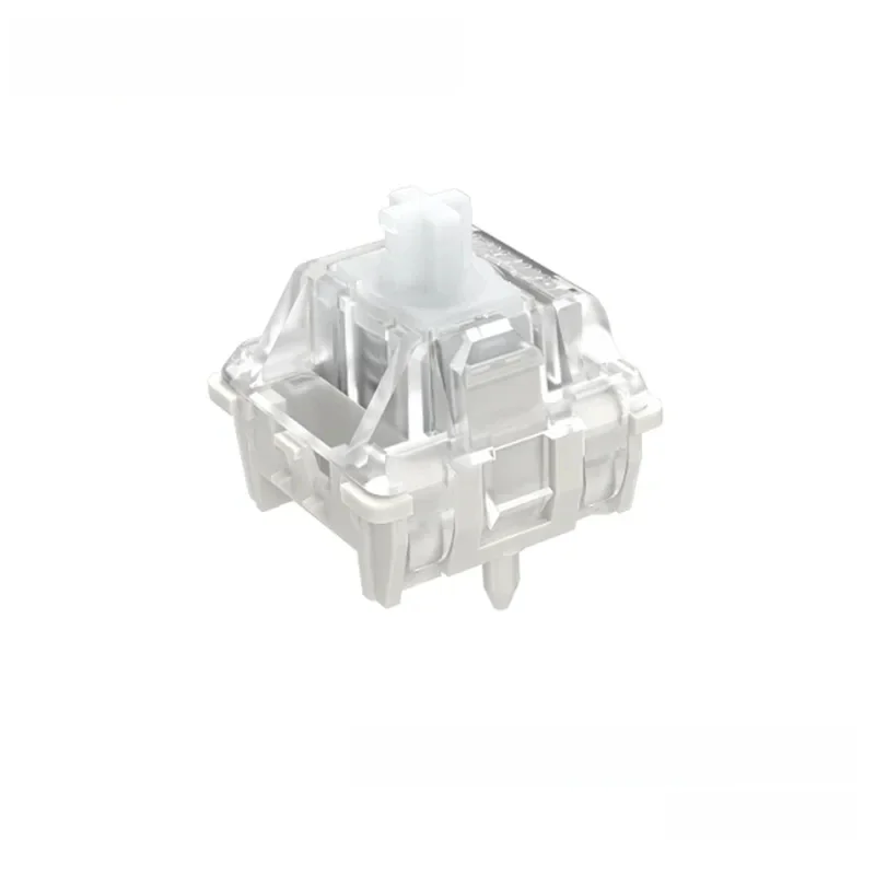 Gateron magnetyczny biały przełącznik KS-20 czujnik efektu Halla SMD RGB 30gf liniowa niestandardowa mechaniczna klawiatura do gier szybki spust — zdjęcie 2