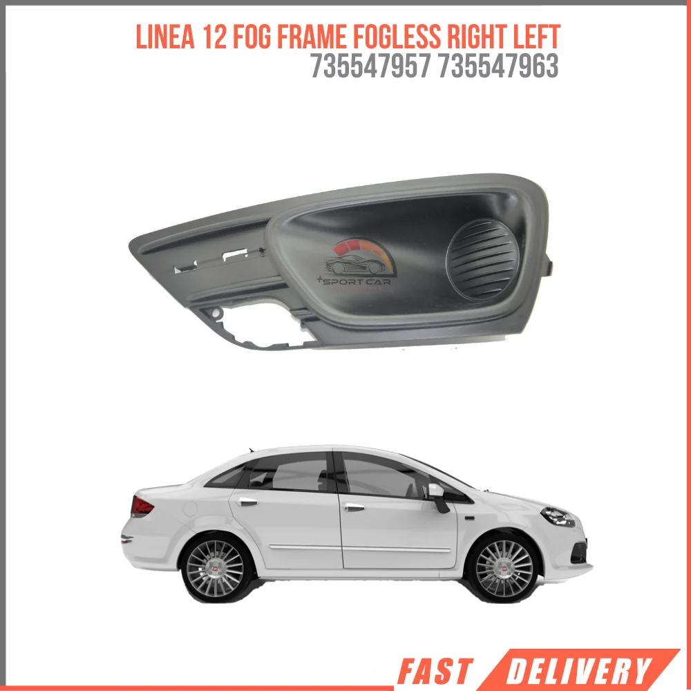 FOR LINEA 12 FOG FRAME FOGLESS RIGHT LEFT 735547957 735547963 REASONABLE PRICE FAST SHIPPING HIPPING HIGH QUALITY SATISFACTION CAR PARTS