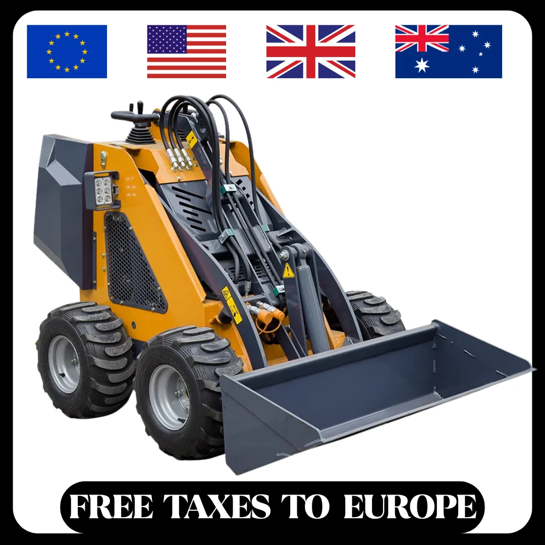 EURO 5 EPA Mini-Kompaktlader China Hersteller Kleiner Lader 320 kg Mini-Radlader anpassbar