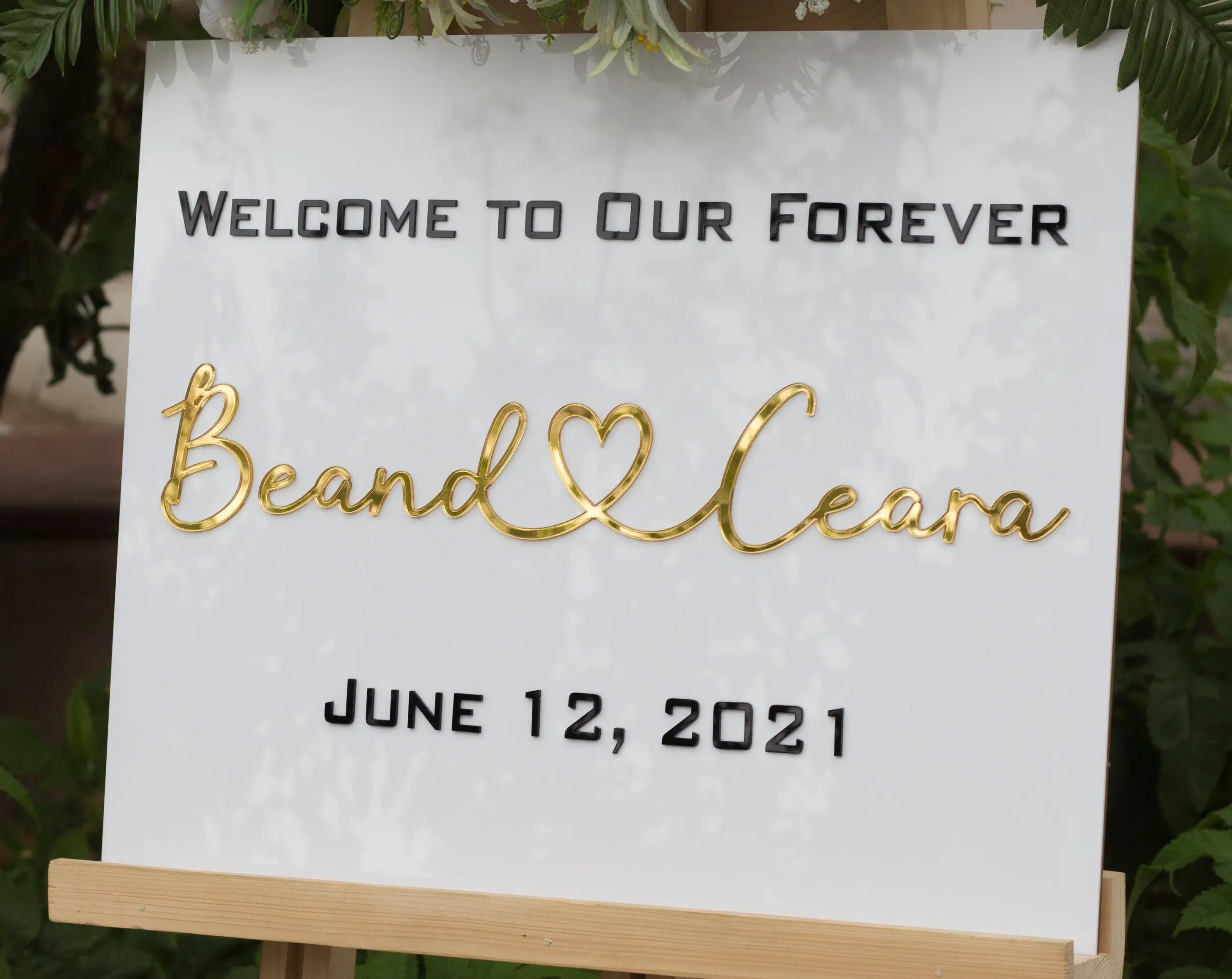 Customize Acrylic Last Name Wedding Sign, 3D Design Wedding Welcome Sign, Acrylic sign, Wedding Sign, Personalized Wedding Sign