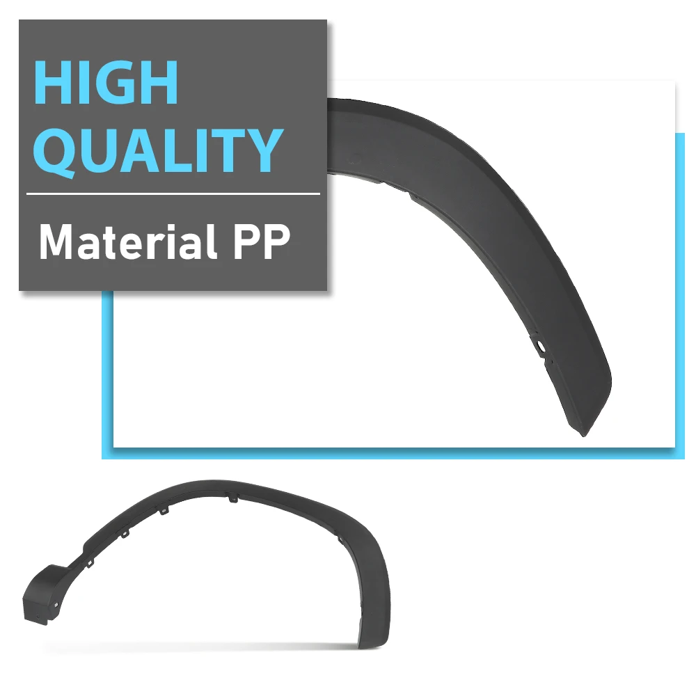 Fender Flare Molding Trim Right Front Rh Fit for 2022-2024 Toyota Corolla Cross Black