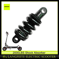 ORIGINAL 127mm 2000 LBS Damping Shock Absorber for Electric Scooter LANGFEITE C1 Front Rear Oil Coil Hybrid Suspension скутер