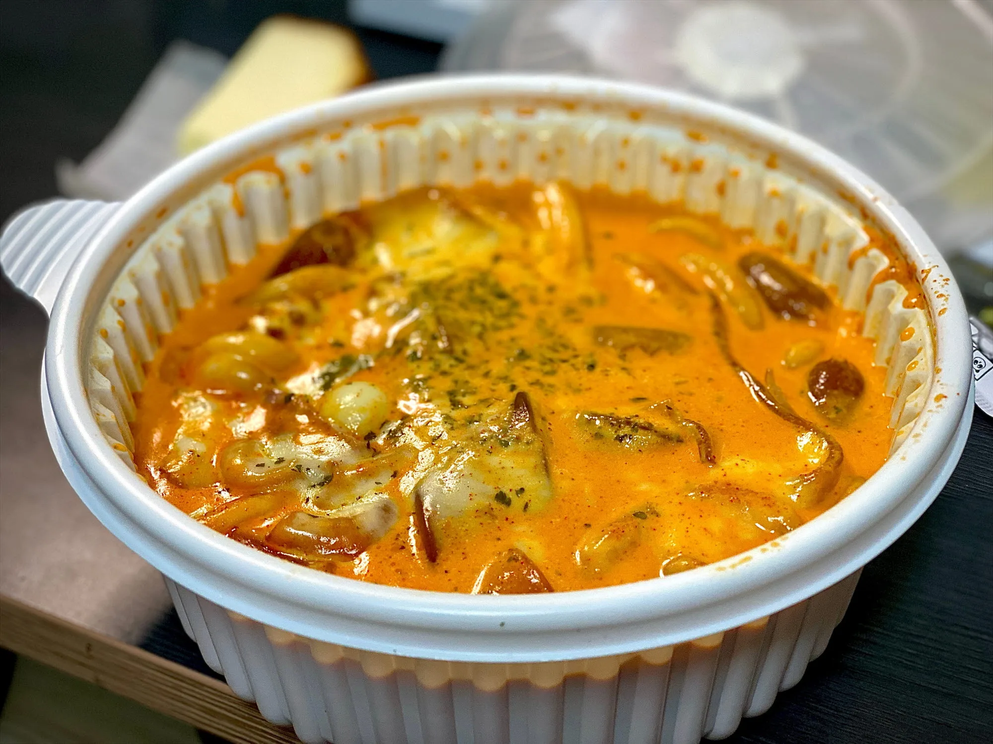 ❤️ [2] Friends Mara Rosee Tteokbokki (Fuju, clans, Sauces, fish cakes, wheat rice cakes, sauce, rosé stock)