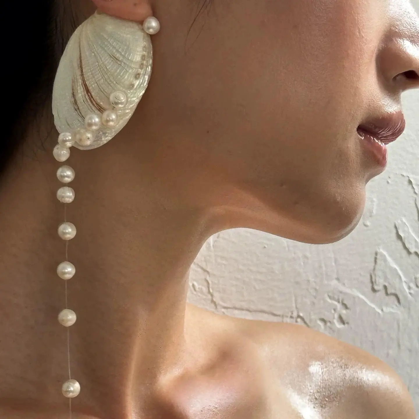 

Ocean Luxe Pearl Cascade Earrings