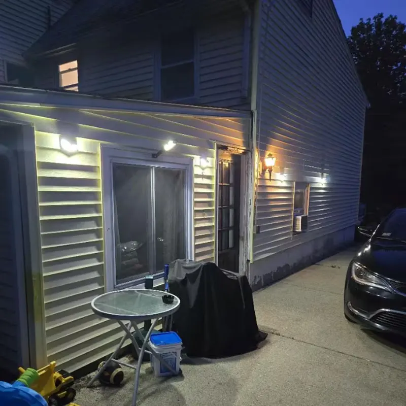 100 المصابيح في الهواء الطلق مصباح للطاقة الشمسية مقاوم للماء الاستشعار الشمسية مصباح ضوء الشمس بالطاقة الشمسية كاشف حركة ضوء الشارع حديقة الديكور