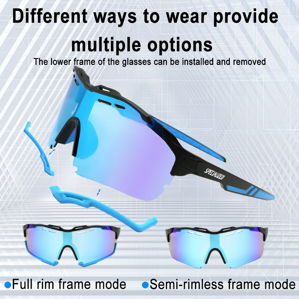 Photochromic Sunglasses Men\'s Women Sports Cycling Glasses Road Running Goggles MTB Bike Bicycle Mtb Eyewear For Driving