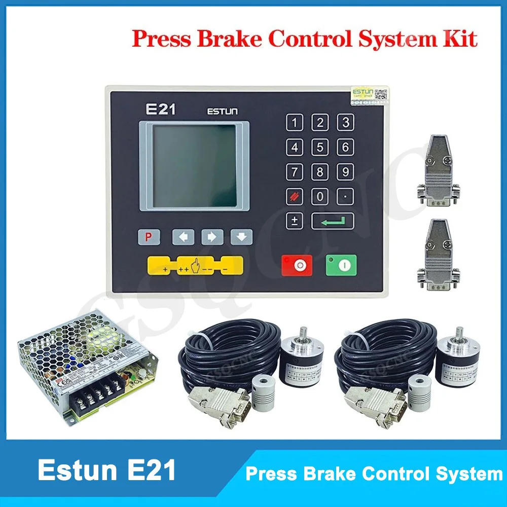 Estun E21 Bending Control System Bending Machine Bending Machine Controller Two Encoders DC Switching Power Supply